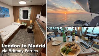 London to Madrid via Brittany Ferries PortsmouthSantander [upl. by Itsirc]