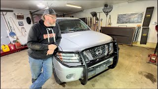 Aries 9047 Brush Guard install 200520 Nissan Frontier 0509 Nissan Pathfinder [upl. by Cod497]