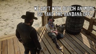 John Wears a Bandana and Antagonizes at Beechers Hope  RDR2 [upl. by Lilla]