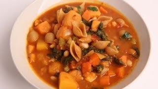 Winter Minestrone Soup Recipe  Laura Vitale  Laura in the Kitchen Episode 332 [upl. by Lered]