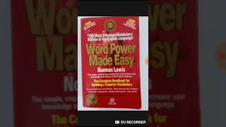 Word Power Made Easy book review [upl. by Alver]