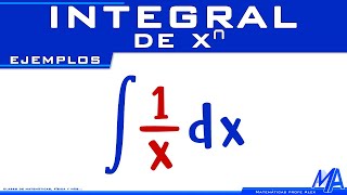 Integral de 1 sobre x  dxx [upl. by Euphemia]