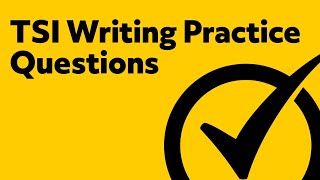 TSI Writing Practice Test [upl. by Silverts]