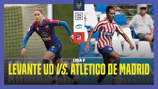 Levante vs Atletico Madrid  Liga F Matchweek 4 Livestream [upl. by Wun]