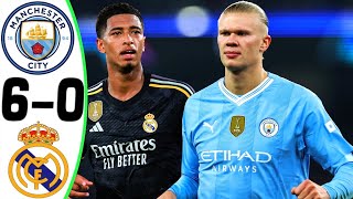 Manchester City vs Real Madrid 60  All Goals and Highlights  2024 🔥 HAALAND [upl. by Grizel]