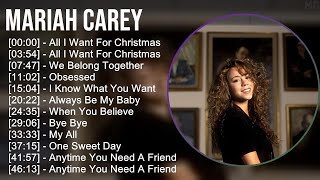 Mariah Carey 2024 MIX Top Hits  All I Want For Christmas Is You All I Want For Christmas Is Yo [upl. by Anitsrhc964]