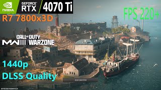 Warzone 3 RTX 4070 Ti RYZEN 7 7800x3D 1440p DLSS Quality [upl. by Shotton15]