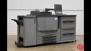 Konica Minolta Bizhub C6501 Digital Press [upl. by Ardnalak114]