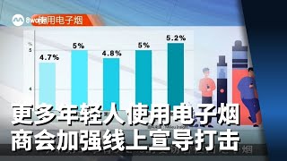 更多本地年轻人使用电子烟 商会加强线上宣导打击非法流通 [upl. by Aremus]