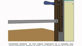 Montaż ościeżnicy regulowanej  PORTA DRZWI [upl. by Aleuqahs]