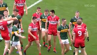 DERRY V KERRY HALFTIME SHEMOZZLE  2024 FOOTBALL CHAMPIONSHIP [upl. by Jinny809]