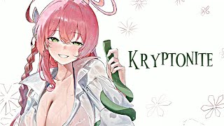 Nightcore  Kryptonite Lyrics [upl. by Lleoj330]