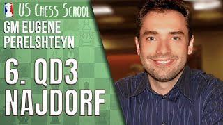 Surprise opponents with 6 Qd3 Najdorf With GM Eugene Perelshteyn [upl. by Epilef817]