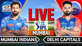 IPL 2024 Live MI vs DC Live Match  IPL Live Score amp Commentary  Mumbai vs Delhi Live Match [upl. by Ddart]