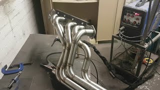 Miata V12 Building the headers Pt1 [upl. by Dauf]