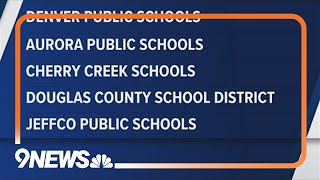 Colorado school districts announce closures ahead of Friday snow [upl. by Leesen857]