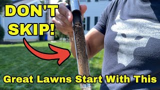 Transform Your Lawn  Don’t Miss This Crucial Soil Test for Fall Renovation Part 1 [upl. by Anaeco]