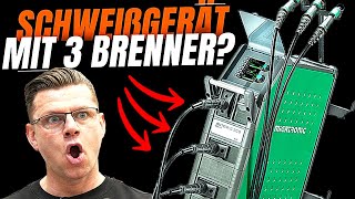 Wer braucht das EIN Schweißgerät DREI Brenner  Automig 300 von migatronic [upl. by Wetzel]