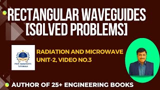 RECTANGULAR WAVEGUIDES SOLVED PROBLEMS [upl. by Notsla]