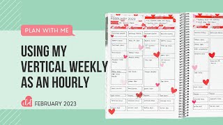 Hybrid Hourly Timeline Planning in my Amplify Planner [upl. by Brozak329]