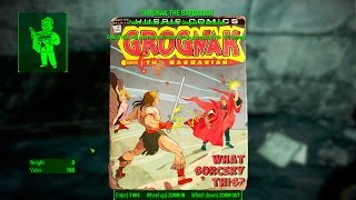 Grognak The Barbarian Magazine  Museum of Witchcraft  Fallout 4 [upl. by Sherilyn]