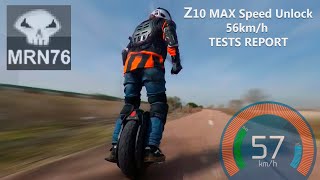 Ninebot Z10  Z10 MAX SPEED UNLOCK TO 56kmh TESTS [upl. by Aramois]