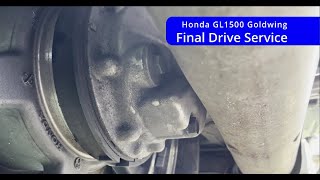 Honda GL1500 Goldwing  Interstate  Final Drive Service [upl. by Icam]