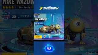 Mike Wazowski golden kart amp black costume Disney speedstorm [upl. by Ellednahs]