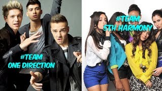 One Direction Vs Fifth Harmony Battle Of The Boybands [upl. by Yoshi]