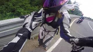 Motorcycle slip crash  Viral Video UK [upl. by Rudwik]