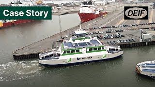 Electric ferry gets off to a great start with DEIF solution [upl. by Acinnor]