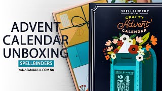 Unboxing Crafty Advent Calendar Especially for Card Makers [upl. by Nyltiak472]