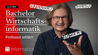 Wirtschaftsinformatik studieren an der TU Wien Professor erklärt [upl. by Ellecrad]