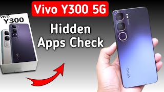 Vivo Y300 5G hide app kaise dekhe how to see hidden apps in vivo how to unhide apps in vivo app h [upl. by Naedan]