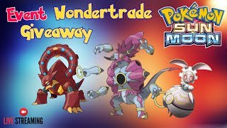 Pokemon Sun amp Moon WONDERTRADE 7  Volcanion Magearna amp Hoopa [upl. by Hutchins]