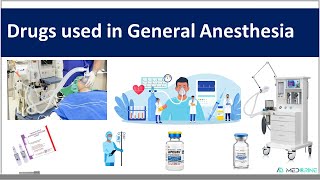 General Anesthesia Drugs  Induction Maintenance and Reversal anesthesia [upl. by Kendricks]