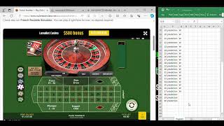 roulette street strategy winning on live dealer and RNG 4 spins to win [upl. by Eirrod]