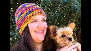 Half Double Crochet Autumn Beanie Project [upl. by Nari]