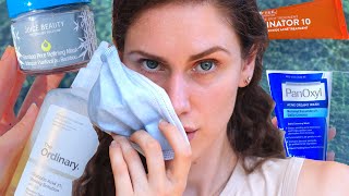 Mask Acne Must Haves  So Here Is A Maskne Skincare Routine [upl. by Guillema]