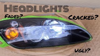 Cracked Headlight Restoration [upl. by Anitnoc]