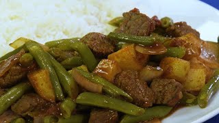 Receta de saltado de vainitas • Receta casera • Comida peruana • Peruvian food  BUENAZO [upl. by Anolla833]