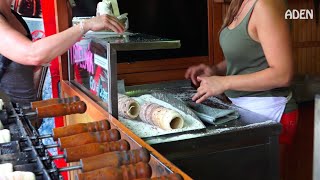 Czech Street Food in Prague  Trdelnik [upl. by Yk]