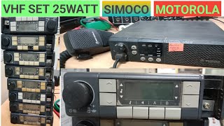 25WATT VHF SET SIMOCOampMOTOROLA MAKE 12V 10A SMPS use power supply how to use ampworking [upl. by Hoem]