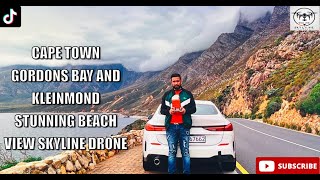 cape town gordons bay and kleinmond stunning beach view skyline drones [upl. by Ferris]