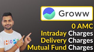 Groww app charges  Intraday charges in groww  Groww brokerage charges [upl. by Nnanerak553]