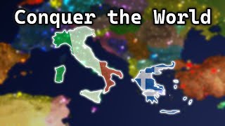 Rise of Nations Greece and Italy conquer the world [upl. by Yanarp200]