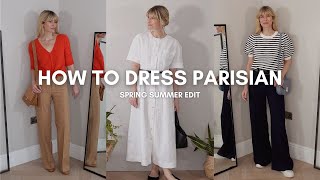 How to dress like a PARISIAN Woman  Borrowing classy style tips from the French [upl. by Nilre]