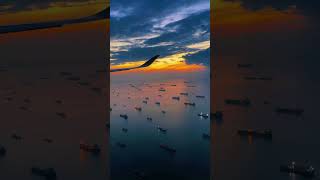 Beautiful Malacca Strait scenery travelnature [upl. by Atnwahs]