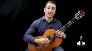 Learn To Play Julia Florida by Barrios  EliteGuitaristcom Classical Guitar Tutorial Part 14 [upl. by Bria180]