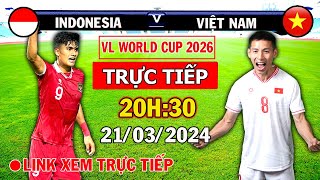 🔴Trực Tiếp Việt Nam vs Indonesia HLV Troussier Tung Đội Hình Lạ Đánh Sập Bung Karno [upl. by Kcirdes]